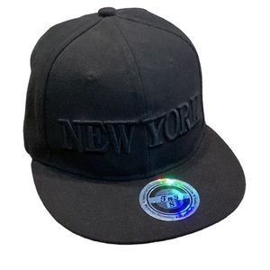 T & T New York NY Flat Brim Baseball Hat